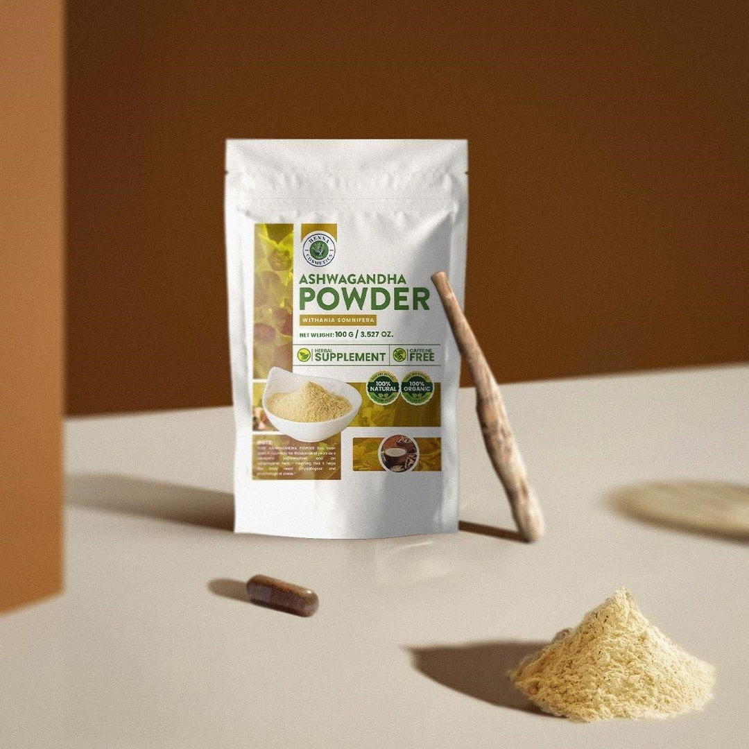 Ashwagandha Powder, an herbal supplement for the Body and the Soul - Henna Cosmetics