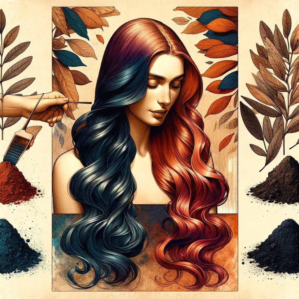 The Vibrant Blend: Harnessing Indigo and Henna for Natural Hair Dyeing - Henna Cosmetics