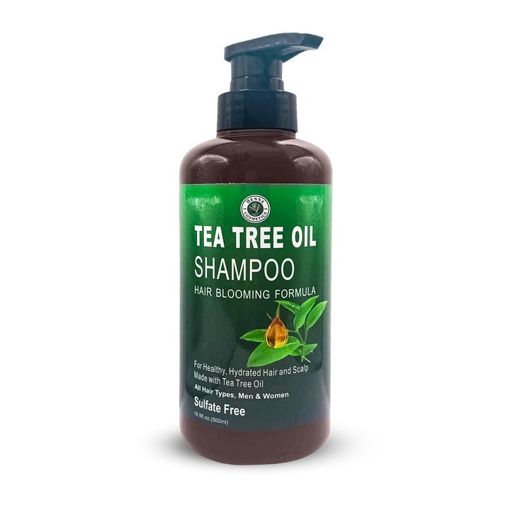 Henna Cosmetics Tea Tree Oil Shampoo, Sulfate Paraben Free, 16.9 fl oz