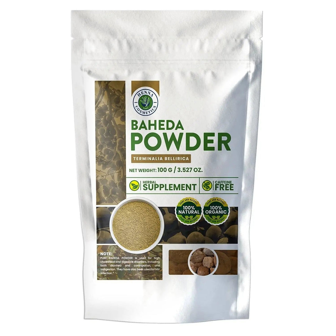 Baheda Powder 100 Grams (3.5 oz.) Hair and Skin Supplement - Henna Cosmetics