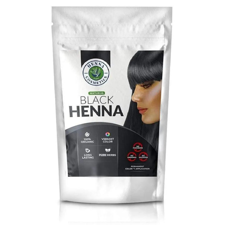 Black, Brown, Burgundy & Chestnut Henna Hair Dye  Mix | 100 Grams (3.53 oz.) | 100% Natural Hair Coloring - Henna Cosmetics